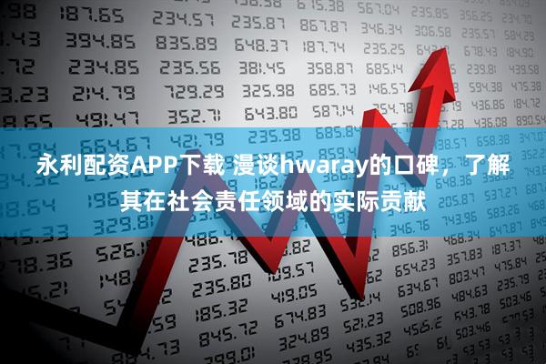 永利配资APP下载 漫谈hwaray的口碑，了解其在社会责任领域的实际贡献